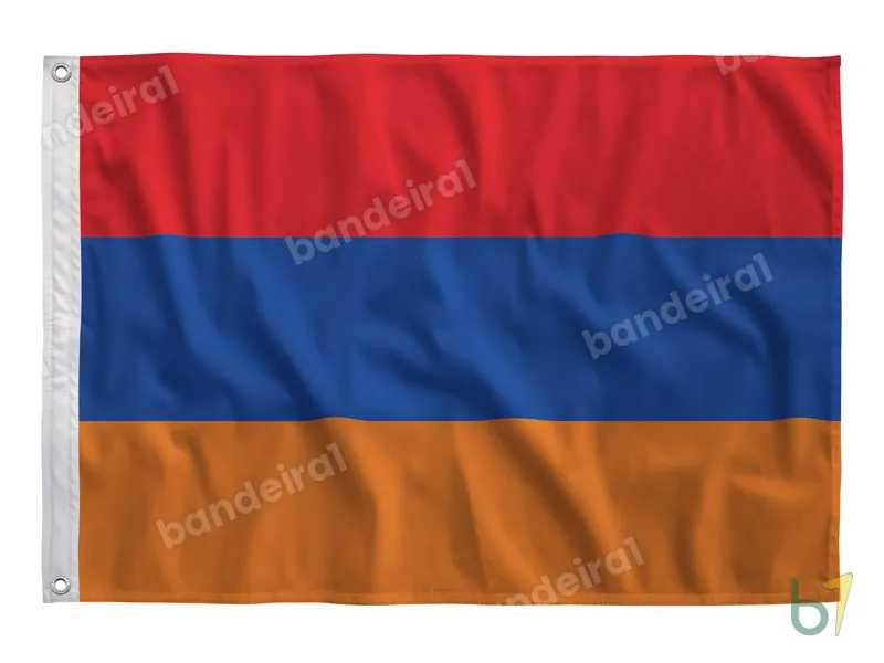 Bandeira da Armênia — poliéster — vista frontal