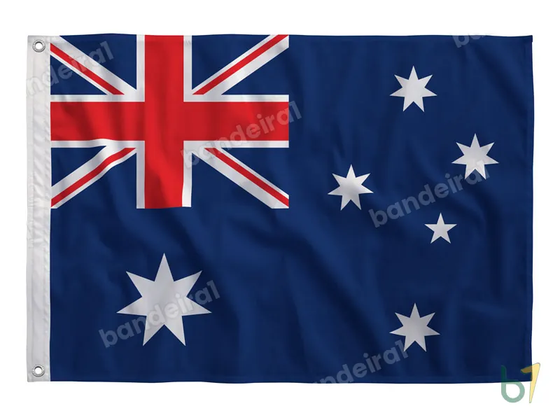 Bandeira da Austrália — poliéster — vista frontal