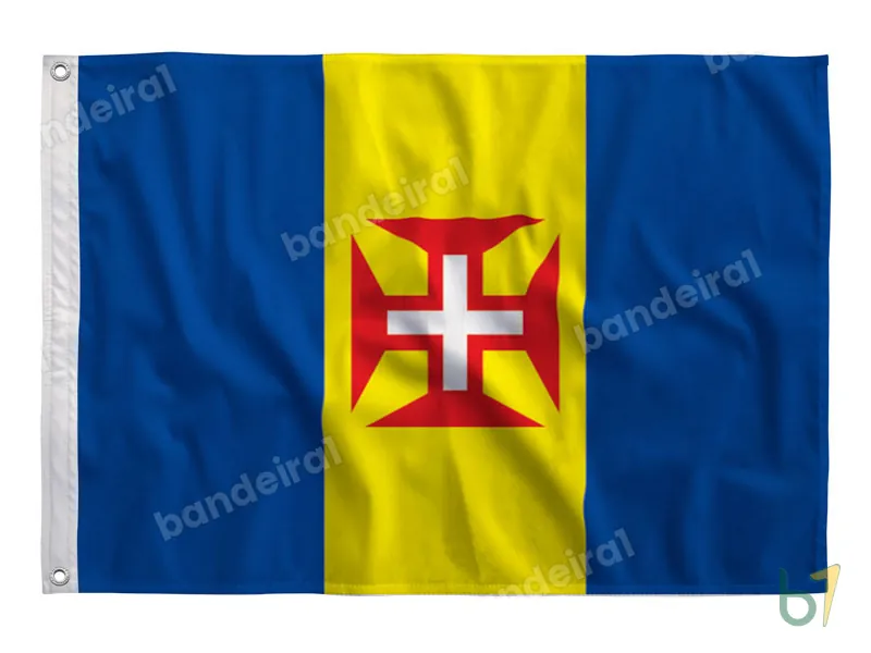 Bandeira da Ilha da Madeira — poliéster — vista frontal