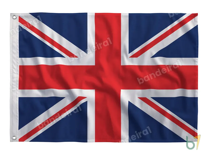 Bandeira do Reino Unido — poliéster — vista frontal