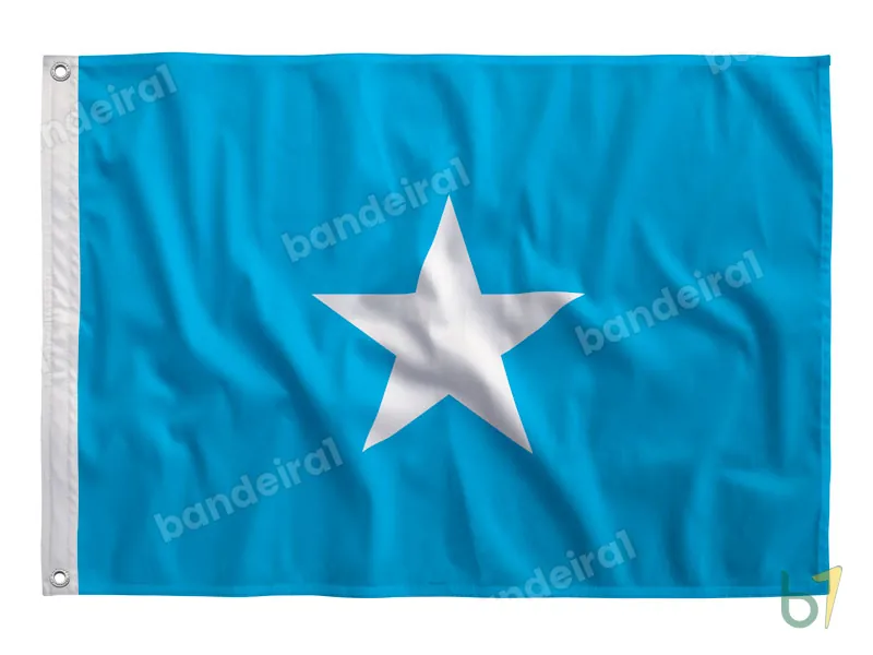 Bandeira da Somália — poliéster — vista frontal